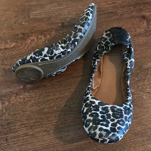 Leopard lucky brand flats